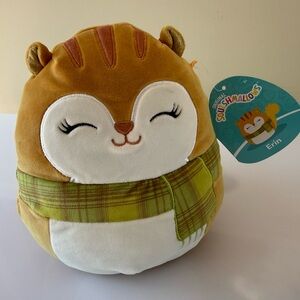 Squishmallows Brown and Cream Chipmunk Plush